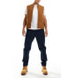 Фото #1 товара Timberland washed canvas regular fit workwear pants in navy