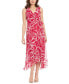 ფოტო #1 პროდუქტის Petite Floral-Print Ruffled Maxi Dress