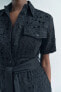 ZW COLLECTION EMBROIDERED SHIRT DRESS