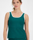 Фото #3 товара Women's Ottoman Ribbed Tank Top, Created for Macy's