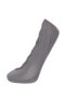Kadın Lazer Kesim 2'li Microfiber Babet Çorap B6060axns