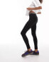 Topshop branded elastic legging in black Черный, 38 - фото #1