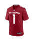 Фото #3 товара Men's Kyler Murray Cardinal Arizona Cardinals Game Player Jersey