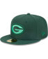Фото #1 товара Men's Green Green Bay Packers Monocamo 59FIFTY Fitted Hat