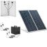 Фото #1 товара Zestaw solarny panele fotowoltaiczne falownik 2 lampy LED 1000 W 5/12/230 V