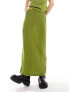 Reclaimed Vintage knitted maxi skirt co-ord