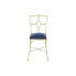 Фото #6 товара Обеденный стул DKD Home Decor Синий Позолоченный 45 x 42 x 88,5 cm