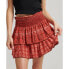 Юбка Superdry Vintage Tiered Mini Skirt Red Geo Print Mix, XL - фото #2