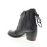 Фото #6 товара Bed Stu Xena F393017 Womens Black Leather Zipper Ankle & Booties Boots 6