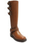 Schutz Luccia Buckle Leather Boot Women's