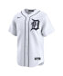Фото #3 товара Men's Javier Baez White Detroit Tigers Home Limited Player Jersey