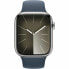 Фото #6 товара Умные часы Apple Series 9 Синий Серебристый 45 mm