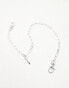 Faded Future long paper clip jeans chain in silver