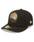 ფოტო #3 პროდუქტის Men's Black Cleveland Browns 2022 Salute To Service Low Profile 59FIFTY Fitted Hat