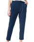 ფოტო #1 პროდუქტის Women's Pull-On Pleat-Front Cropped Pants