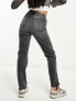 Фото #2 товара Pimkie straight leg jeans in washed grey