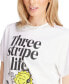 ფოტო #3 პროდუქტის Women's Three-Stripe Life Graphic-Print T-Shirt