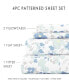 Фото #10 товара Постельное белье IENJOY HOME Комплект простыней 3 шт Premium Ultra Soft с рисунком фиалок, Twin