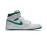 Фото #2 товара Кроссовки Nike Air Jordan 1 Mid White Mystic Green (Белый, Зеленый)