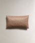 Фото #7 товара Cotton and linen cushion cover