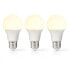 Фото #1 товара Nedis LBE27A602P3 - 8.5 W - E27 - 806 lm - 15000 h - Warm white