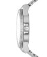 ფოტო #2 პროდუქტის Women's Lennox Three-Hand Silver-Tone Stainless Steel Bracelet Mesh Watch, 37mm