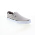 Фото #3 товара Lugz Clipper MCLIPRC-0435 Mens Gray Canvas Slip On Lifestyle Sneakers Shoes