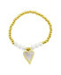 Фото #1 товара Браслет ADORNIA Halo Heart Pearl