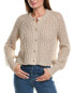 Фото #1 товара Saltwater Luxe Wool & Alpaca-Blend Cardigan Women's Brown Xl