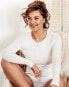 Фото #3 товара Brubeck LS00900A Koszulka damska z długim rękawem COMFORT COTTON biały XL