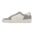Фото #3 товара Vintage Havana Reflex Glitter Lace Up Womens Silver, White Sneakers Casual Shoe