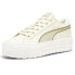 Фото #2 товара Puma Kaia 2.0 Platform Lace Up Womens Off White Sneakers Casual Shoes 39232003