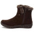 Фото #2 товара Serene Women's Brown Faux Suede Plush & Side-Zip Ankle Abilene Boot 8.5 (M) US