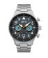 Фото #1 товара Наручные часы REIGN Stavros Automatic Black Leather Watch 44mm.