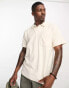 Rhythm Terry Polo top in oat