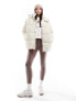 Vero Moda luxe oversized puffer coat in cream