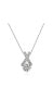ფოტო #1 პროდუქტის XO Crystal Pendant Necklace