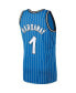 Фото #4 товара Men's Penny Hardaway Blue Orlando Magic Big and Tall Hardwood Classics Jersey