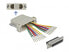 Фото #2 товара Delock 66834 - D-Sub 25pin - 2x RJ-45 - Beige