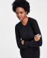 ფოტო #4 პროდუქტის Women's Baby Ribbed-Knit Long-Sleeve Midi Dress, Created for Macy's