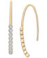 ფოტო #1 პროდუქტის Diamond Threader Earrings (1/6 ct. t.w.) in 14k Gold, Created for Macy's