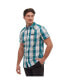 ფოტო #2 პროდუქტის Men's Stavo Short Sleeve Check Shirt