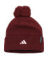 Фото #2 товара Шапка вязаная с бубоном Adidas Maroon Texas A&M Aggies 2023 Sideline COLD.RDY для мужчин