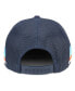 ფოტო #3 პროდუქტის Men's Deep Sea Blue Seattle Kraken HotFoot Stripes Trucker Adjustable Hat