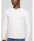 Фото #1 товара Men's Brentwood Rib Knit Henley T-shirt