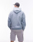 Фото #2 товара Topman vintage wash hoodie in light blue