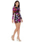 Women's Hazel Floral-Sequin Bodycon Dress