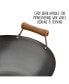 Фото #6 товара Classic Series Carbon Steel Wok with Birch Handles, 14"