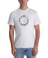 Фото #1 товара Men's Flocked Circle Logo Graphic T-Shirt