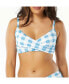 Фото #3 товара Women's Swim Christa Adjustable Underwire Wrap Bikini Top
